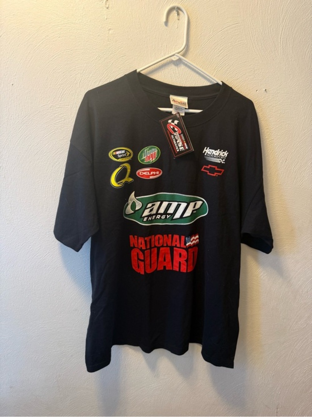 NWT Dale Earnhardt Jr #88 NASCAR AMP Energy National Guard Racing 2XL Deadstock